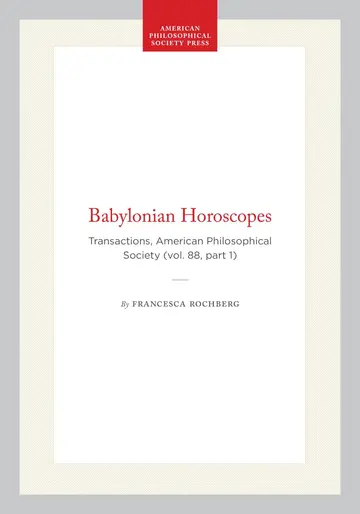 Cover of Babylonian Horoscopes