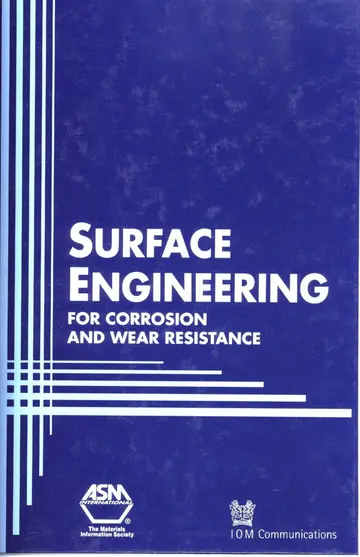 Cover of Surface Engineering for Corrosion and Wear Resistance