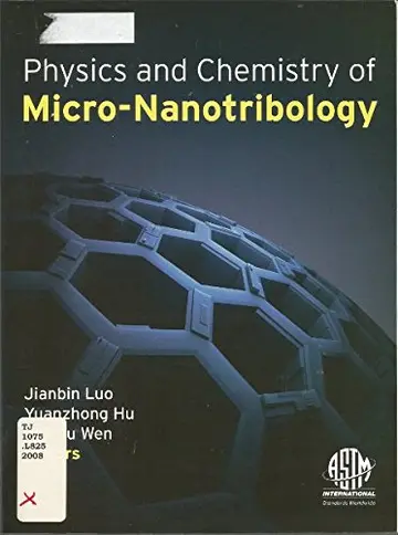 Cover of Physics and Chemistry of Micro-Nanotribology