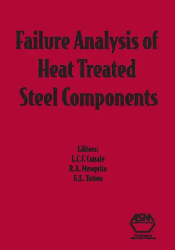 Cover of Failure Analysis of Heat Treated Steel Components