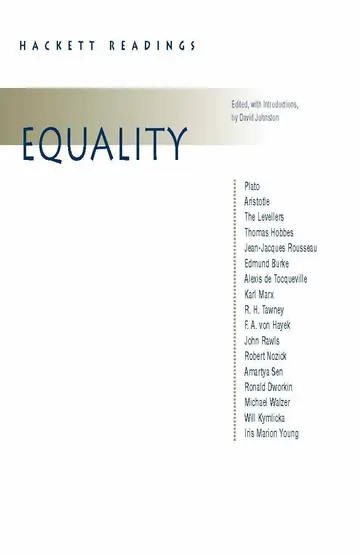 Cover of Equality