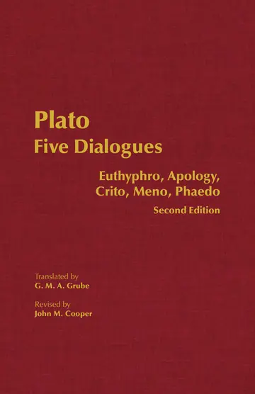 Cover of Plato Five Dialogues