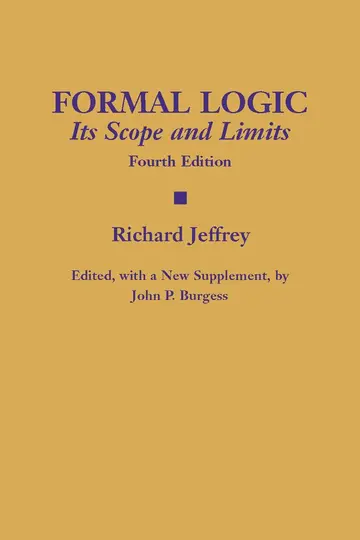 Cover of Formal Logic