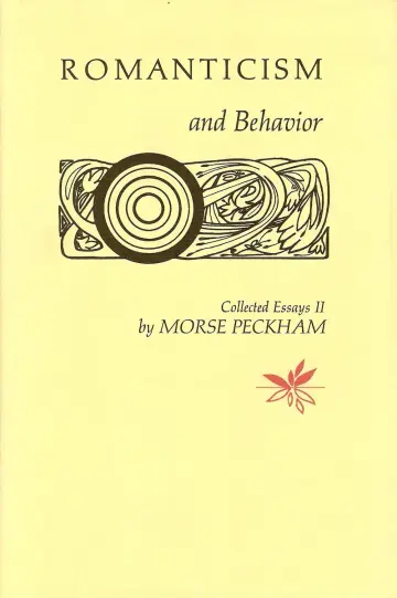 Cover of Romanticism and Behavior