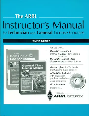 Cover of The ARRL Instructor's Manual for Technician and General License Courses