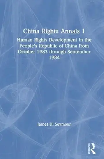 Cover of China Rights Annals