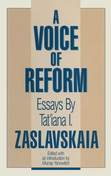 Cover of A Voice of Reform