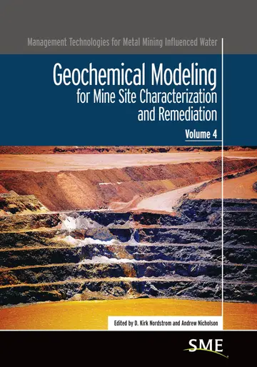 Cover of Geochemical Modeling for Mine Site Characterization and Remediation