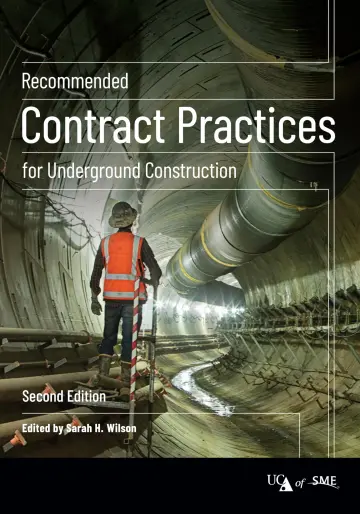 Cover of Recommended Contract Practices for Underground Construction