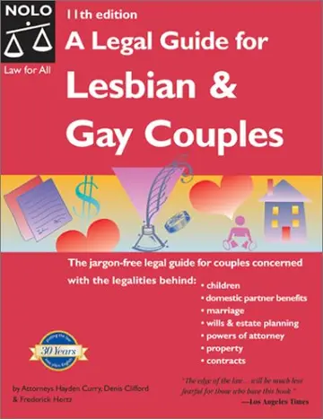 Cover of A Legal Guide for Lesbian and Gay Couples