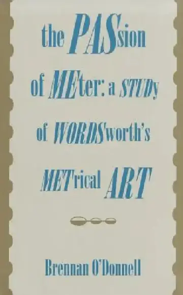 Cover of The Passion of Meter