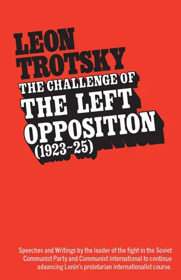 Cover of Challenge of the Left Opposition