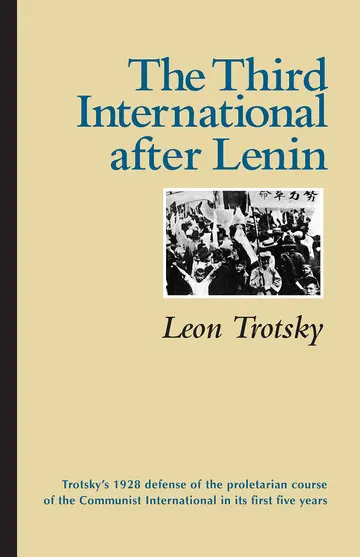 Cover of The Third International After Lenin