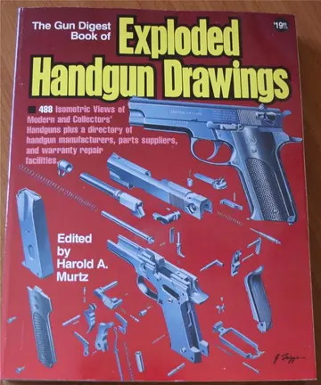 Cover of "Gun Digest" Book of Exploded Handgun Drawings