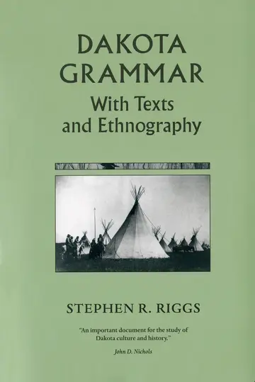 Cover of Dakota Grammar