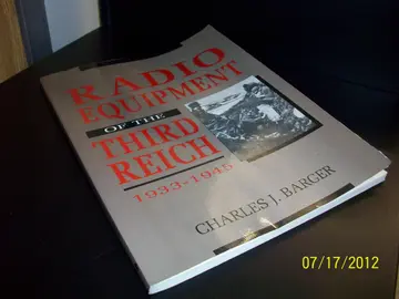 Cover of Radio Equipment of the 3rd Reich, 1933-1945