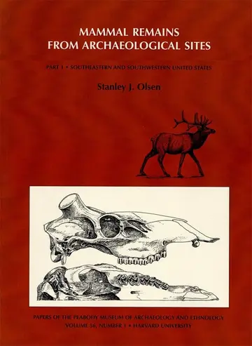 Cover of Mammal Remains from Archaeological Sites