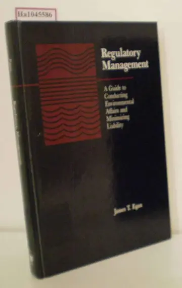 Cover of Regulatory Management