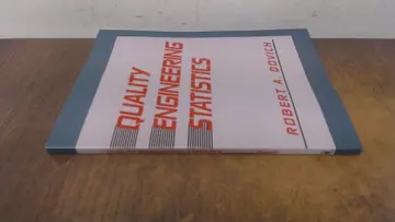Cover of Quality Engineering Statistics