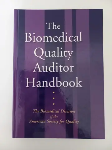 Cover of The Biomedical Quality Auditor Handbook