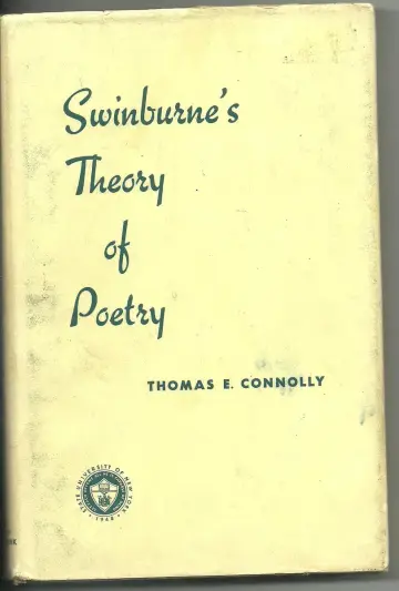 Cover of Swinburne's Theory of Poetry