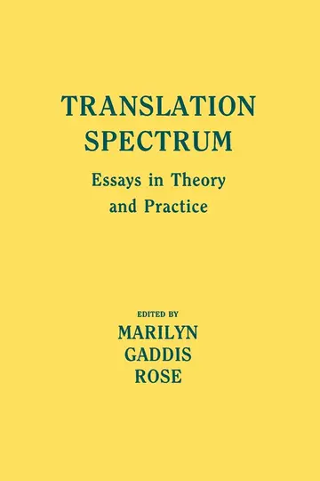 Cover of Translation Spectrum