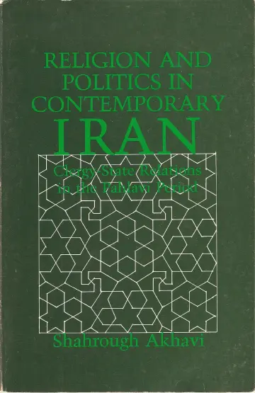 Cover of Religion and Politics in Contemporary Iran