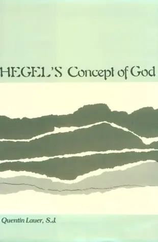 Cover of Hegel's Concept of God
