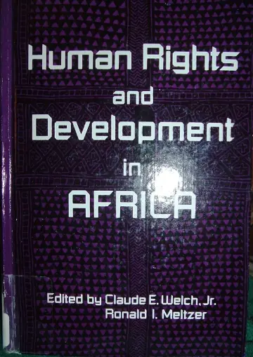 Cover of Human Rights and Development in Africa