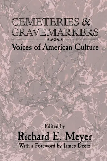 Cover of Cemeteries and Gravemarkers