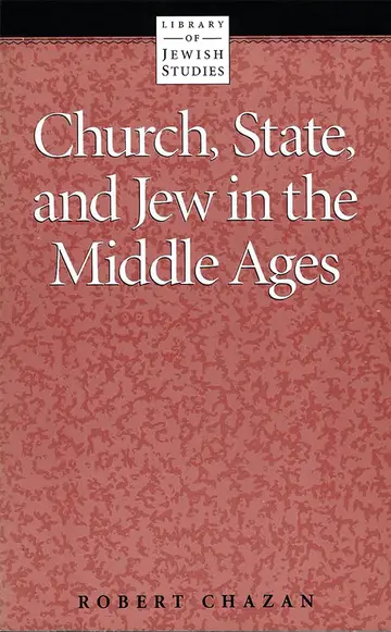 Cover of Church, State and Jew in the Middle Ages