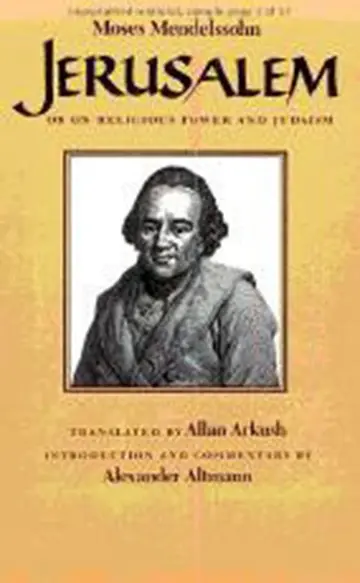 Cover of Jerusalem – Or on Religious Power and Judaism