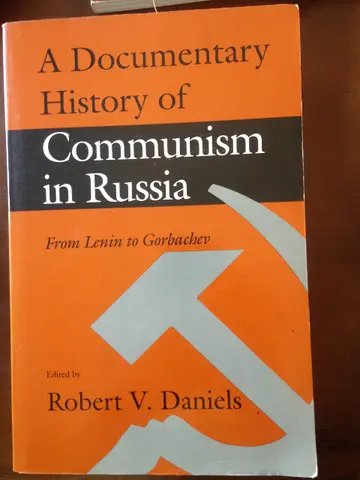 Cover of A Documentary History of Communism in Russia