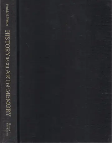 Cover of History as an Art of Memory