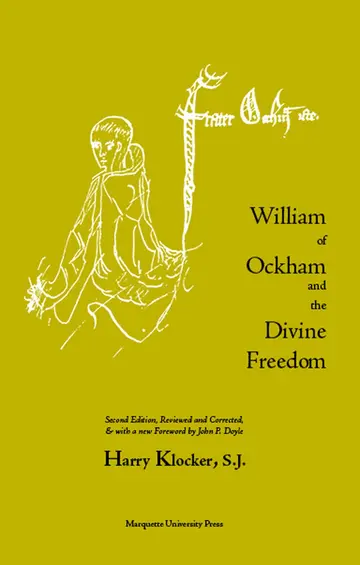 Cover of William of Ockham and the Devine Freedom