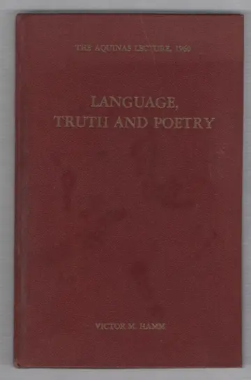 Cover of Language, Truth and Poetry