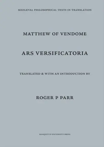 Cover of Ars Versificatoria