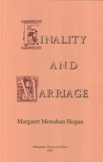 Cover of Finality and Marriage