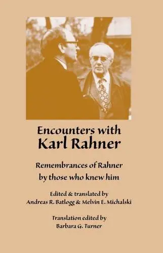Cover of Encounters with Karl Rahner