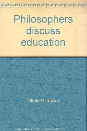 Cover of Philosophers Discuss Education