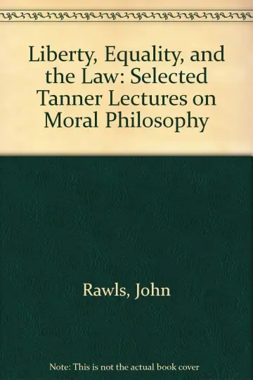 Cover of Liberty, Equality, and the Law