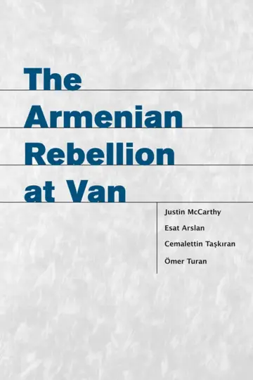 Cover of Armenian Rebellion at Van