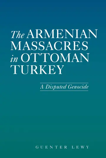 Cover of The Armenian Massacres in Ottoman Turkey