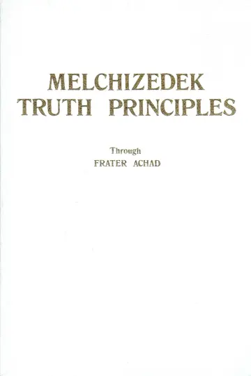 Cover of Melchizedek Truth Principles