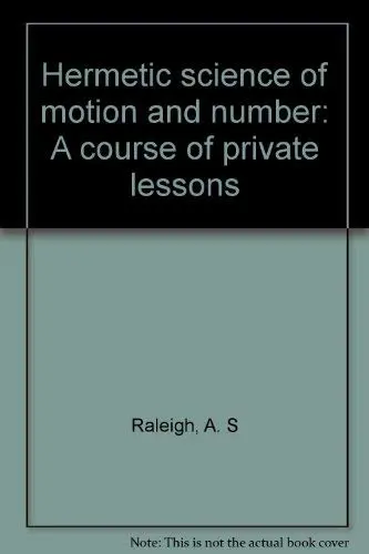 Cover of Hermetic science of motion and number