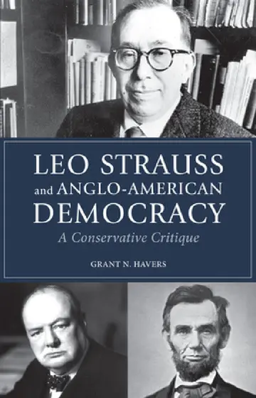Cover of Leo Strauss and Anglo-American Democracy