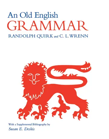 Cover of An Old English Grammar