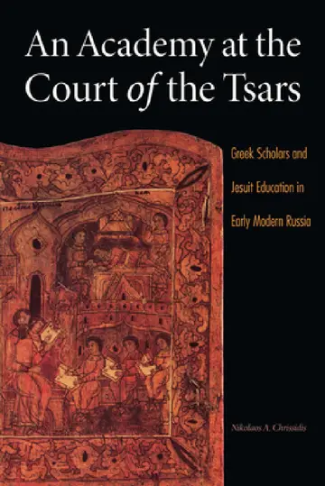 Cover of An Academy at the Court of the Tsars