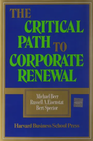 Cover of Critical Path to Corporate Renewal