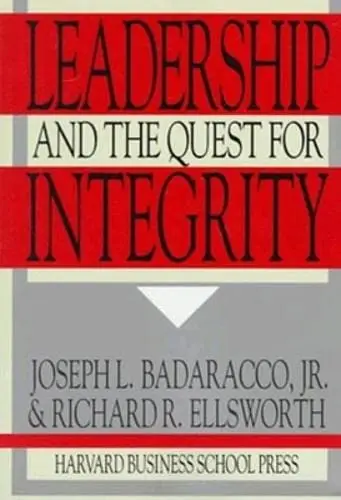 Cover of Leadership and the Quest for Integrity